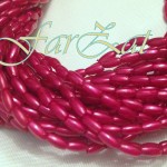 Margele la sirag grena de 6x3 mm cod 222