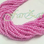 Margele la sirag roz inchis de 3 mm cod 228