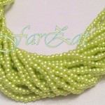 Margele la sirag verde fistic de 3 mm cod 232