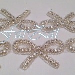 Banda stralucitoare hotfix cu strasuri cod 73