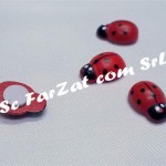 Gargarite din lemn cu pastila autocolanta 1,1 x 0,7 - cod 05