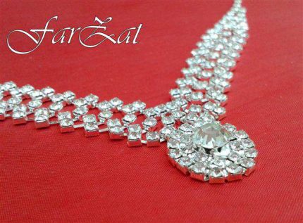 Set colier cu strasuri cod 57