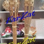 Faclii nunta bambus de 150 cm