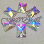 Cristale de cusut dreptunghi 14x10 mm cod 310 - imagine 2