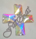 Cristale de cusut dreptunghi 18x13 mm cod 309 - imagine 3