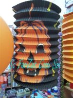 Lampioane halloween cu led model dovleac haios - imagine 3