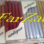 Lumanari decorative metalizate cod 13