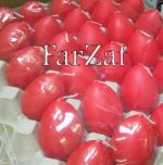 Lumanari de Paste culoare rosie - forma ou - imagine 3