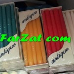 Lumanari decorative colorate lungi cod 14