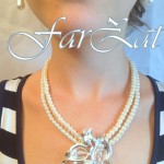 Bijuterii din perle - colier si cercei cod 50