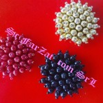 Aplicatie Floare cu margele cod 64