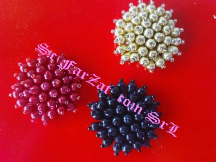 Aplicatie Floare cu margele cod 64