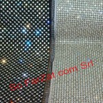 Banda plasa cu cristale si margele