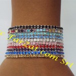 Bratari cu strasuri colorate cod 8