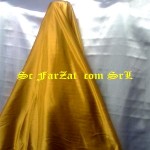 Tesatura crep saten auriu inchis