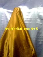 Tesatura crep saten auriu inchis