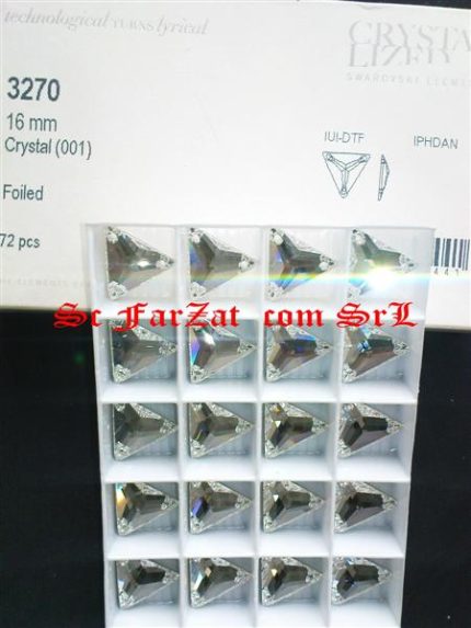 Cristale Swarovski triunghi 16 mm