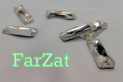 Cristal de cusut dreptunghi 9 x 27 mm - Cod 426