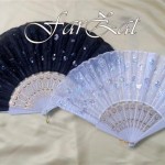 Evantai din dantela cu paiete