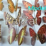 Fluturi decorativi cu magnet si arcuri cod 28