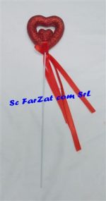 Inima dubla cu sclipici cod 2 - imagine 3