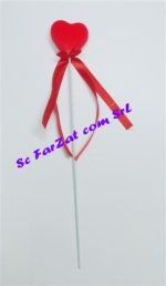 Inima decorativa pe bat - imagine 2