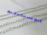 Lant metalic alb nichelat cod 06 - imagine 4