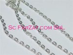 Lant metalic argintiu cod 12