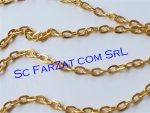 Lant metalic auriu cod 13 - imagine 7