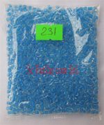 Margele transparente cu miez albastru deschis 4 mm cod 231 - imagine 2