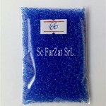 Margele albastru inchis transparent 2mm cod 66