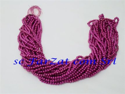 Margele ciclam electric la sirag de 4 mm cod 150