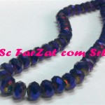 Margele cristal albastru cromat inchis cod 06