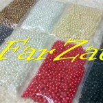 Margele de sticla colorate de 6 mm