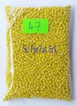 Margele galben sidefat 2 mm cod 47