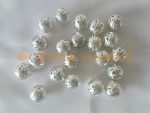 Margele metalice filigran 12mm