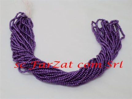 Margele mov inchis la sirag de 3 mm cod 141