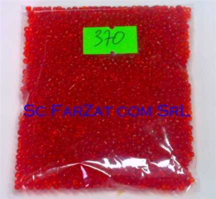 Margele rosie 2mm cod 370