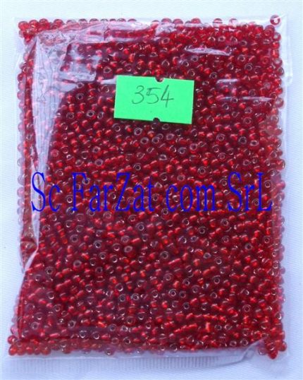 Margele rosii 3 mm cod 354