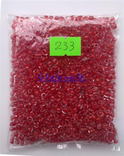 Margele rosii 4 mm cod 233