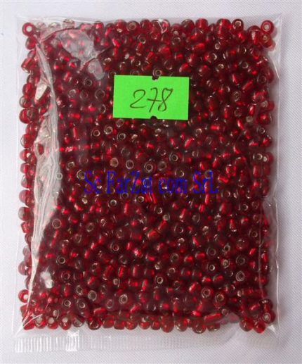 Margele rosii 4 mm cod 278