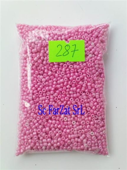 Margele roz 2mm cod 287