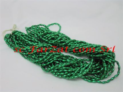 Margele verzi la sirag de 8x4 mm cod 169