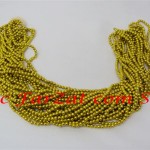 Margele verde oliv la sirag de 4 mm cod 149