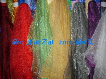 Organza creponata gri