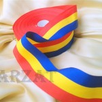 Panglica tricolor lata 50 mm / 50 metri