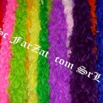 Fular cu pene lila inchis