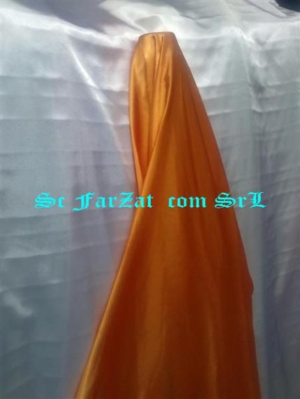 Tesatura saten maro rosiatic