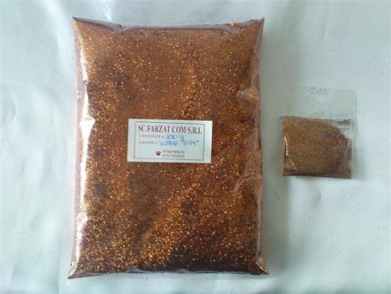 Sclipici pulbere de culoare maro