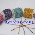 Strasuri acrilic la sirag colorate